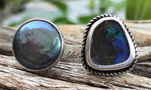 Black Pearl and Boulder Opal