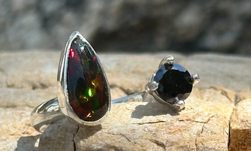 Black Opal CZ 2cap