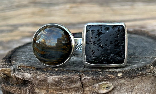 Hawk Eye / Lava rock 2cap