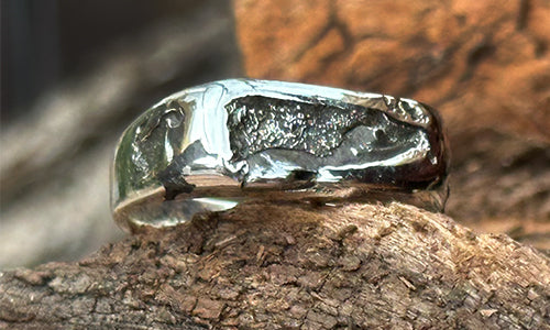 "Crater" Signet Ring