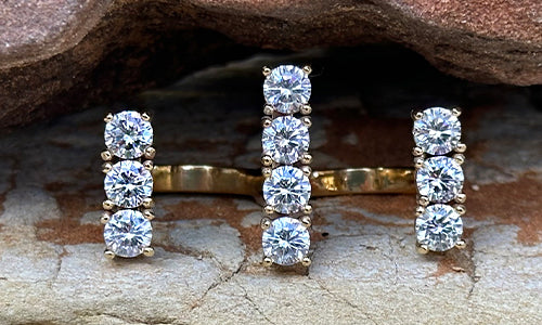 Gold Crystal Bar 3cap