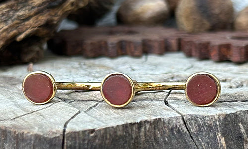Gold Carnelian 3cap