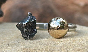 Gold Meteorite 2cap № 1