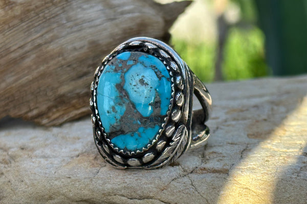 "Kingman Feather" ring