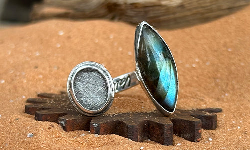 Muonionalusta Meteorite Labradorite 2cap