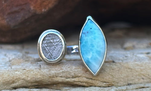 Muonionalusta Meteorite Larimar 2cap