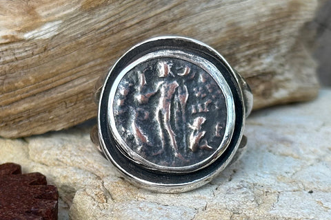 Ancient Roman Empire Coin ring