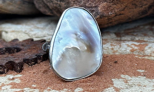 Mabe Blister Pearl ring