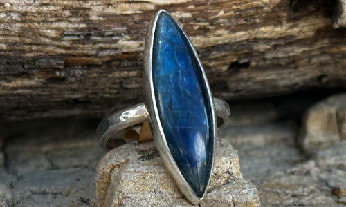 Marquise Kyanite ring