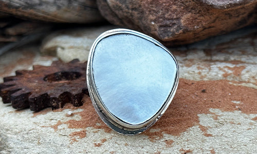 ♀Mother-of-Pearl/Cocktail ring