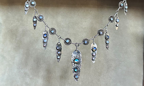 Opal and Moonstone necklace