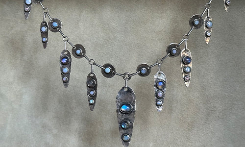 Opal and Moonstone necklace