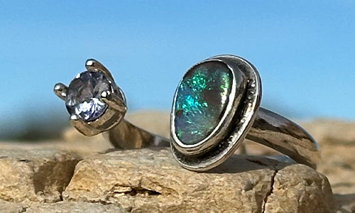 Opal Tanzanite 2cap