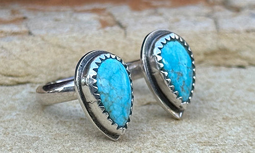 Teardrop Turquoise 2cap