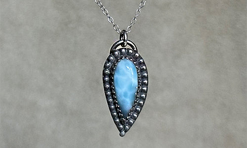 Tear of Larimar necklace