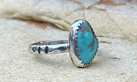 Organic Turquoise ring