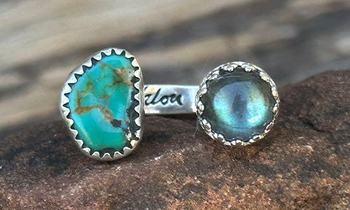 Variscite / Labradorite 2cap