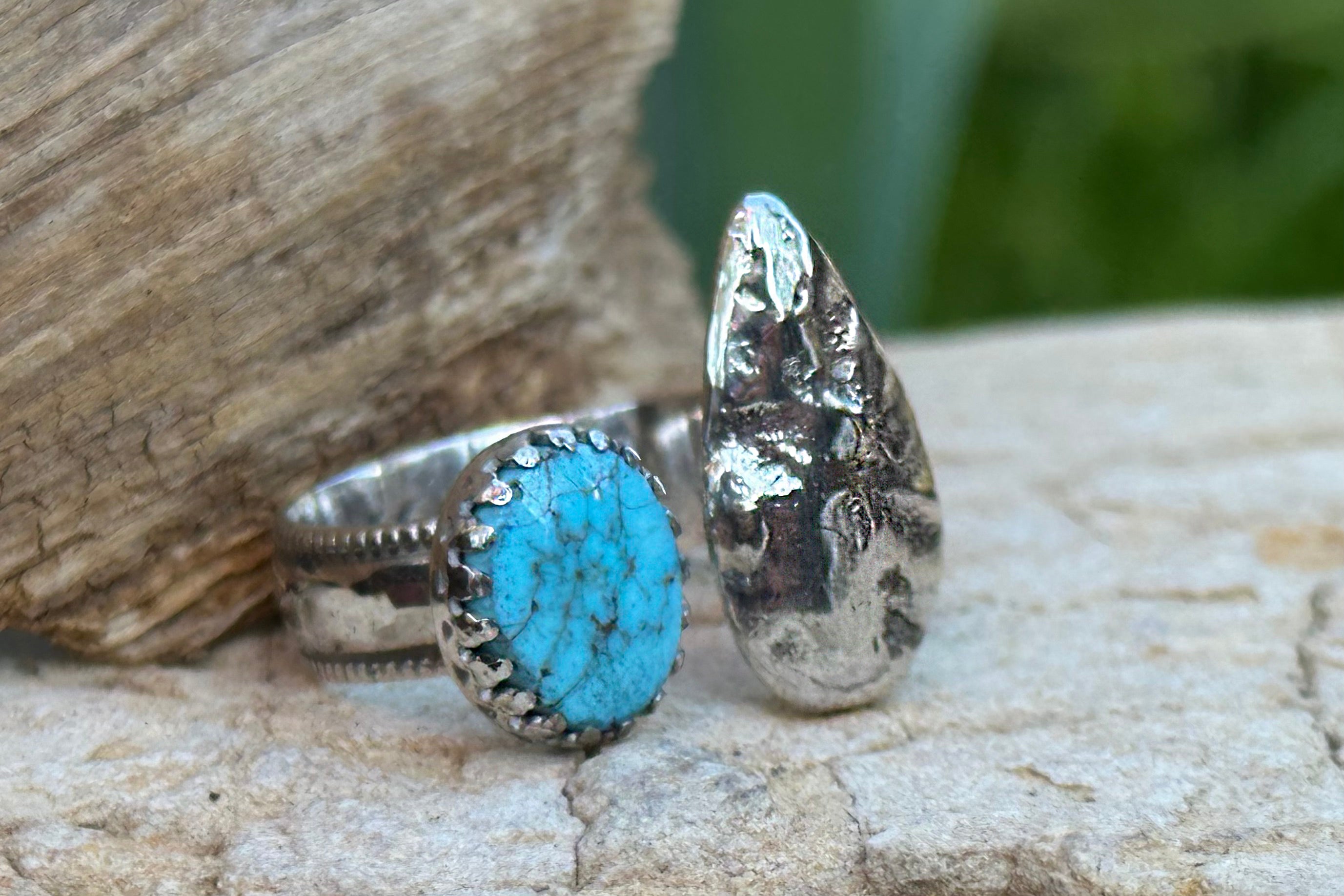 Egyptian Turquoise Arrowhead ring