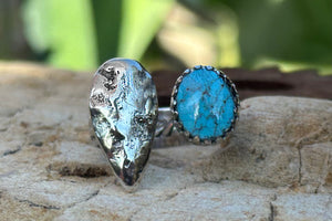 Egyptian Turquoise Arrowhead ring