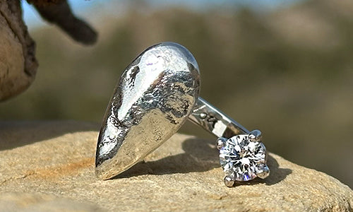 Dainty Silver Arrowhead 2cap