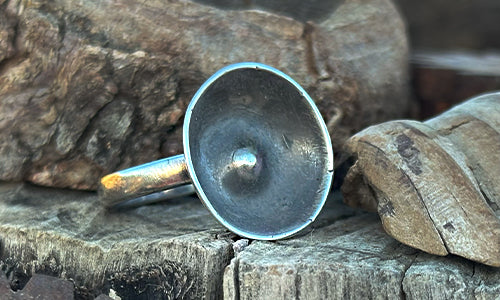 Oxidized Dome ring