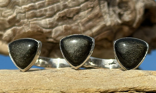 Gold Sheen Obsidian 3cap