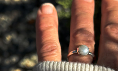 White Pearl ring