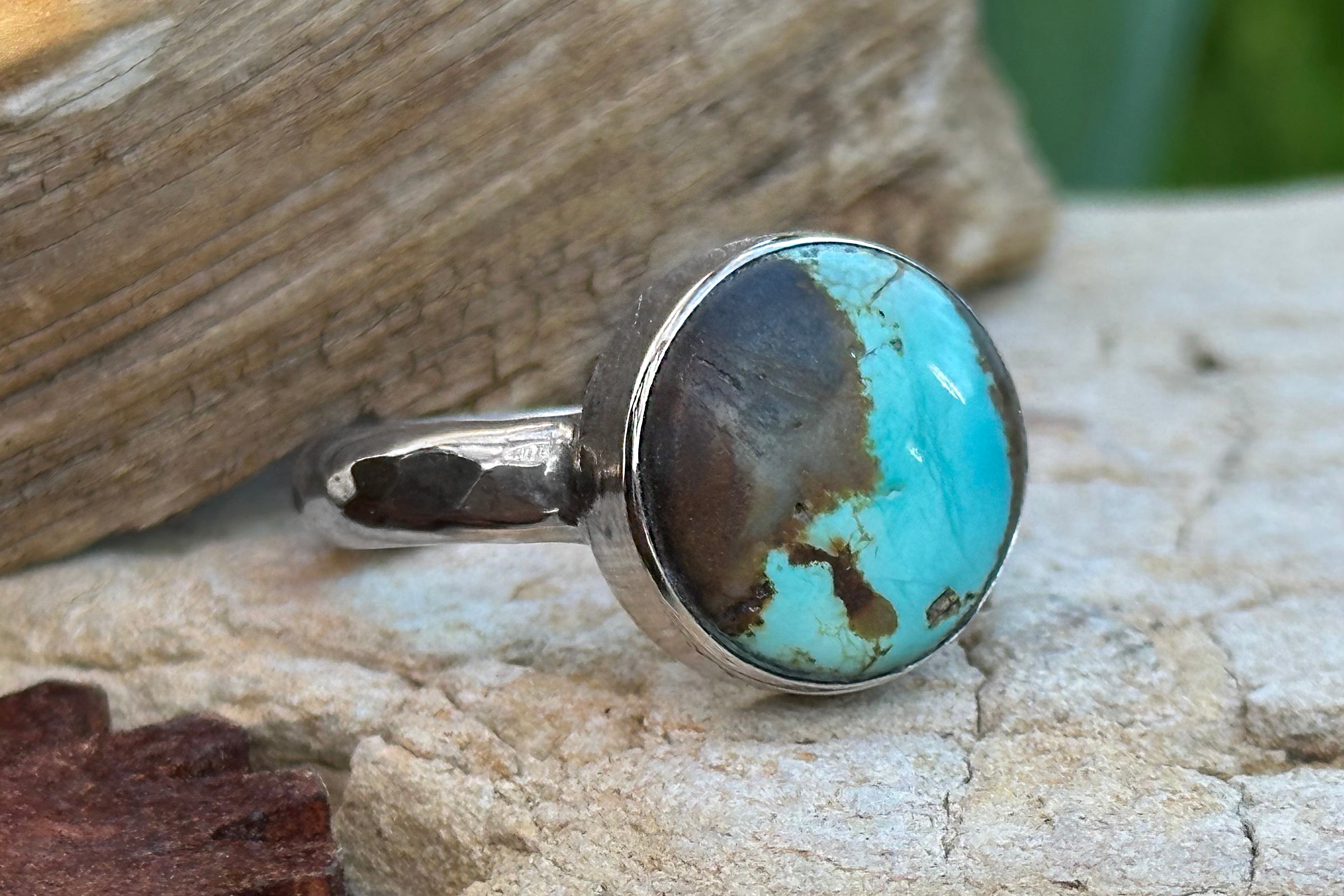 Round Turquoise ring