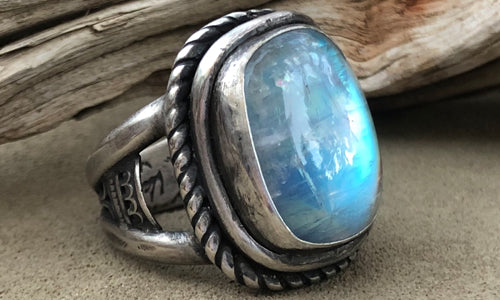 Big Bold Moonstone ring
