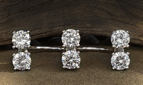 Double Stack Clear CZ 3cap