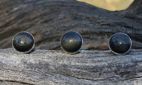 Gold Sheen Obsidian 3cap - Valou