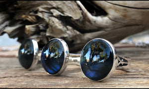 Blue Labradorite 3cap - Valou